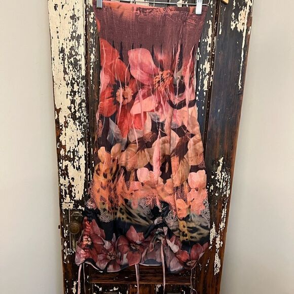 Beautiful Lapis by Anthropologie tube top dress. OSFM. - Picture 1 of 8